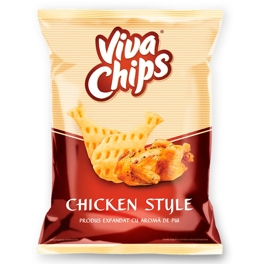 Viva Chips cu Pui-Poulet 100g